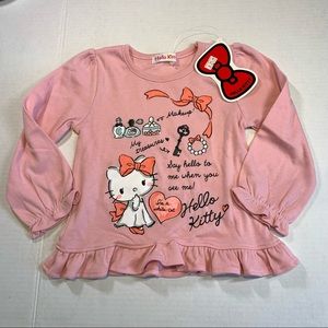 2T-3T Hello Kitty NWT pink long sleeve shirt